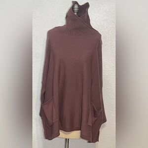 Mer Sea Catalina high neck dust rose oversized Sweater size medium